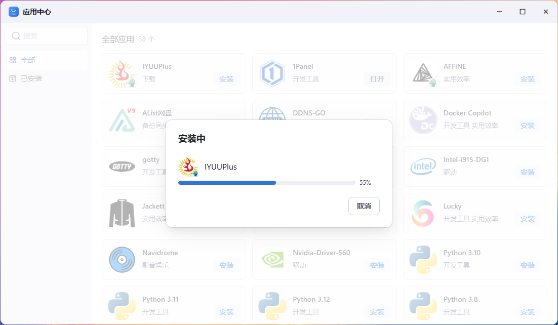 安装应用5